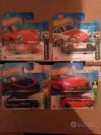 lotto PRENOTATO Hot Wheels 4 Porsche