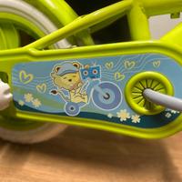 Bici bambino con rotelle nuova