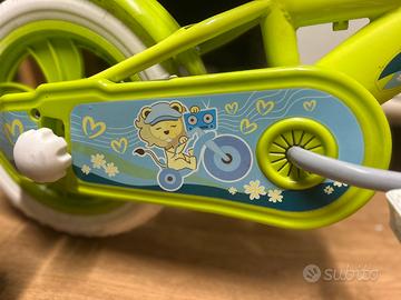 Bici bambino con rotelle nuova