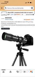 Benoisson Teleobiettivo 420-800mm