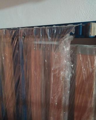 Letto singolo in ferro battuto blu
