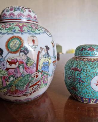 Coppia vasi cinesi altezza 25cm