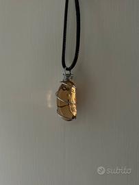 Luce - collana artigianale in acciaio inox