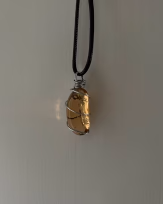Luce - collana artigianale in acciaio inox