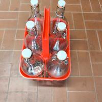 Cestello bottiglie vetro