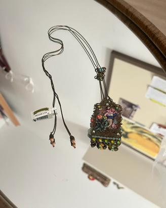 Collana Medaglione Cristalli Swarovski