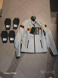 giacca pelle moto harley davidson NUOVA
