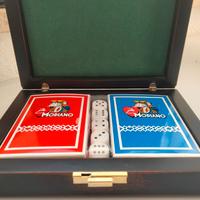 Porta carte in mogano