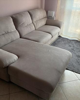 Divano con penisola + letto estraibile