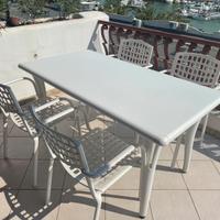 Tavolo da esterno Fast in alluminio 145x80