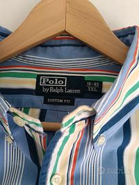 Camicia Polo Ralph Lauren 100% Cotone a righe XXL