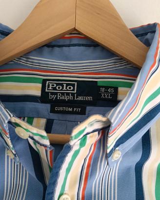 Camicia Polo Ralph Lauren 100% Cotone a righe XXL