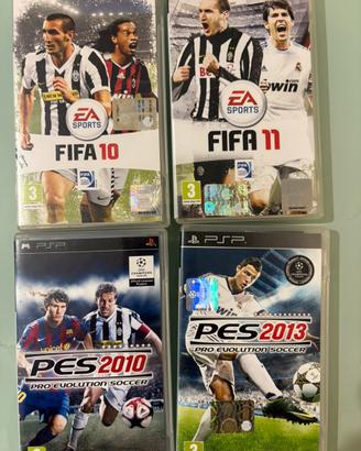 Lotto giochi FIFA / PES x Psp anni 2010