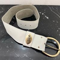 Cinturone sagomato con fibbia ottone cm 80