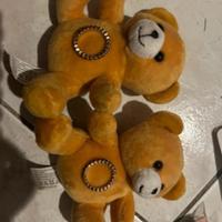 Anelli coppia  acciaio inox + peluche coccolino