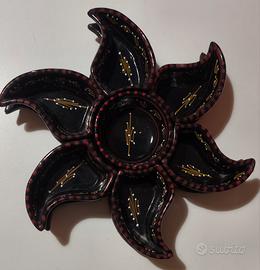 Set piatto per aperitivo con piattini piccoli