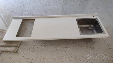 top cucina bianco 