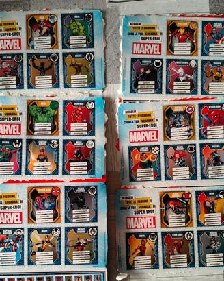 Collezione Completa Figurine Marvel Kinder