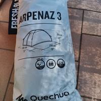 Tenda Quechua Arpenaz 3 – 3 posti, completa e faci
