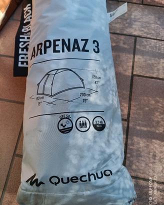 Tenda Quechua Arpenaz 3 – 3 posti, completa e faci