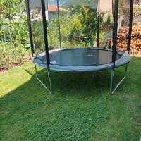 trampolino 3 metri diametro con copertura 