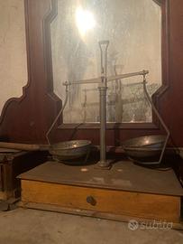 Bilancia vintage originale 1900 farmacista