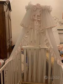 Zanzariera/baldacchino per lettino.