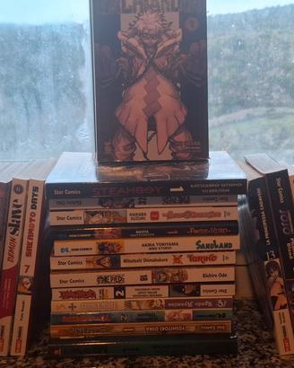 lotto manga casuali (one piece,dr stone,gachiacuta