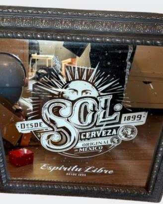 Specchio Sol Cerveza 1899