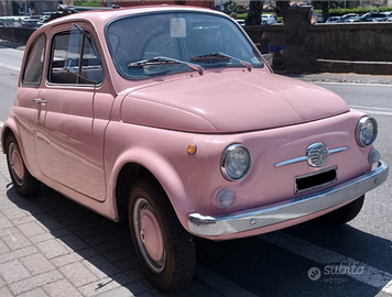 Fiat 500 del 1966, rosa