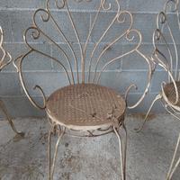 sedie in ferro battuto 