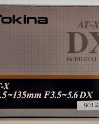 Tokina AT-X 16.5-135mm montaggio Nikon Come Nuovo