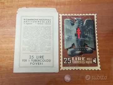 Francobollo Erinnofili (Tubercolosi Poveri)