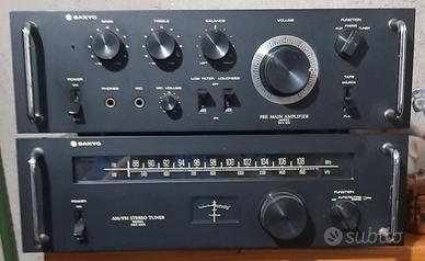 amplificatore e radio SANYO