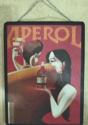 STAMPA SU LEGNO APEROL