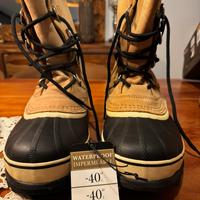 Scarponi neve Sorel vero camoscio -40 gradi