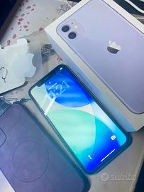 Iphone 11 viola + accessori