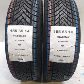 2 GOMME 155 65 14 TRACMAX BR932