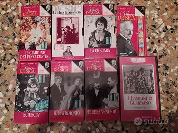 Lotto 8 film, movies, tape, VHS Vittorio De Sica e