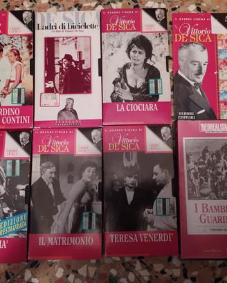 Lotto 8 film, movies, tape, VHS Vittorio De Sica e