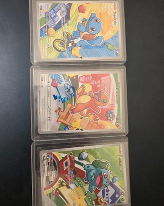 Lotto Bulbasaur 037 Charmander 038 Squirtle 039
