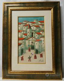 dipinto su tela di Gilberto Ceccarelli 