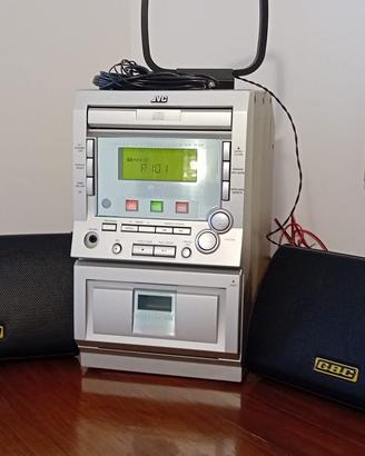 Jvc lettore CD radio e musicassette