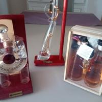 Bottiglie liquori/grappa in vetro soffiato