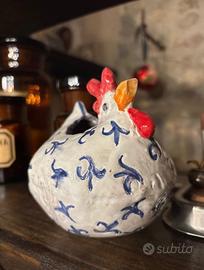Gallina in ceramica