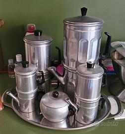 Set Vintage anni 60/70 Caffettiere + Zuccheriera..