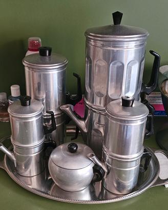 Set Vintage anni 60/70 Caffettiere + Zuccheriera..