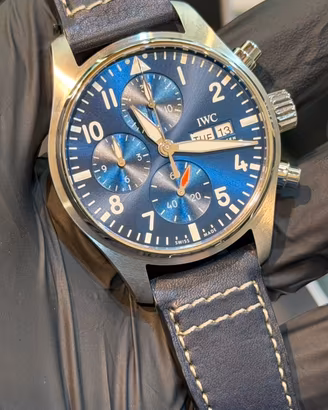 Iwc Crono Pilot 41mm Blu Nuovo 2026 IW388101