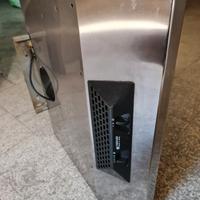 Cappa inox da 60 con colonna scarico inox