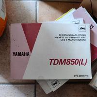 libretto istruzioni Yamaha TDM 850